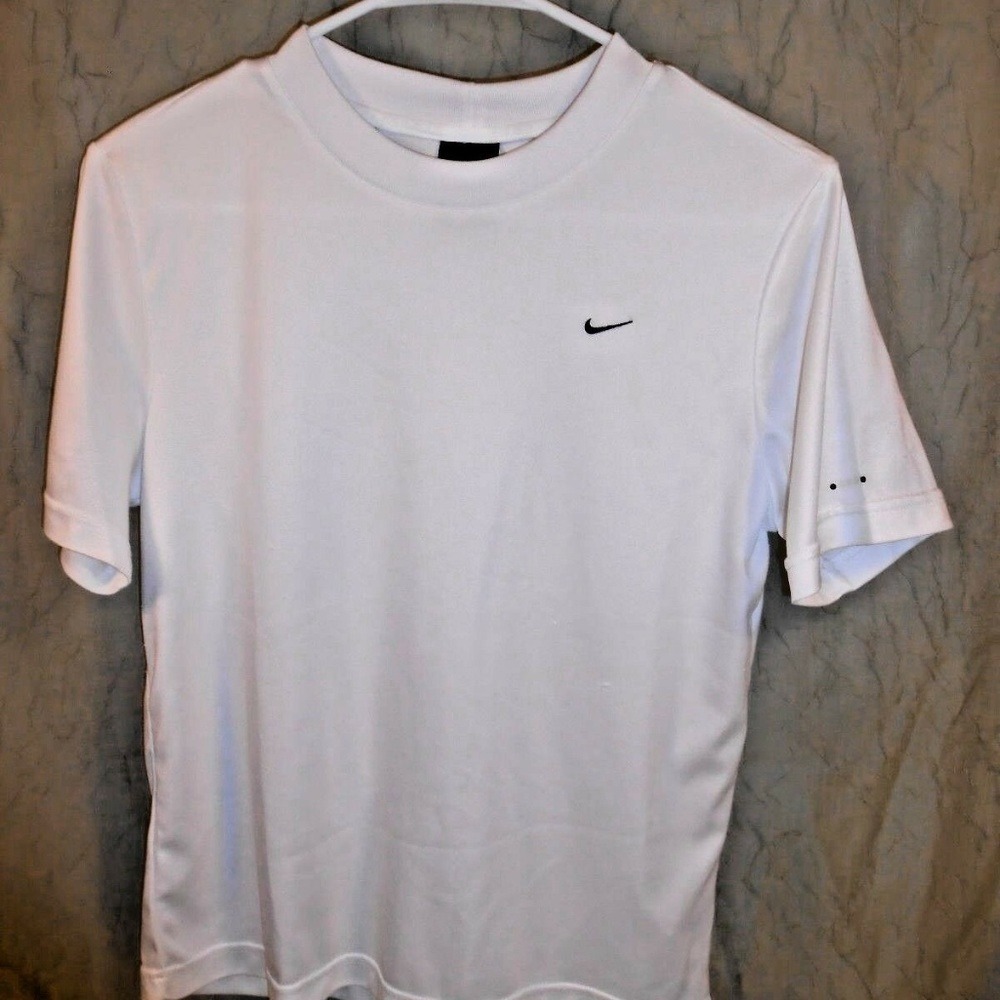 Nike Alpha Project Boys White Sport Athletic Shirt‎